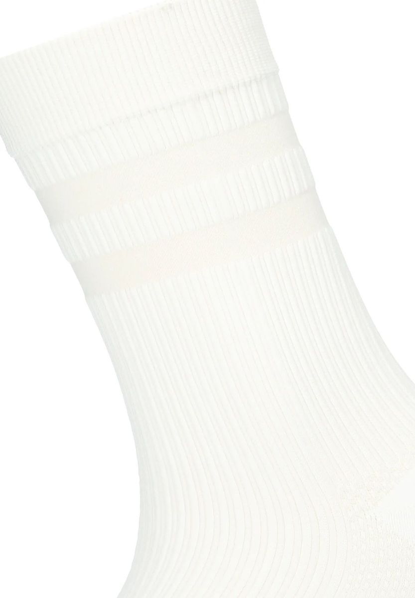Weiße gerippte Kompressions-Socken