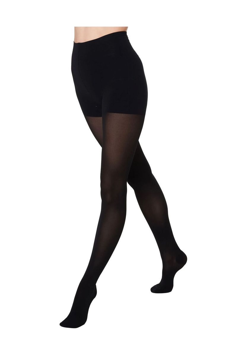 Klassische transparente schwarze Strumpfhose 30 Denier