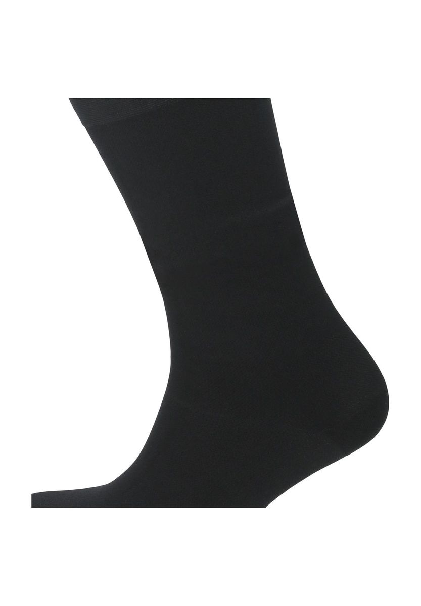 Klassische Uni-Kniestrümpfe mit Rippbündchen