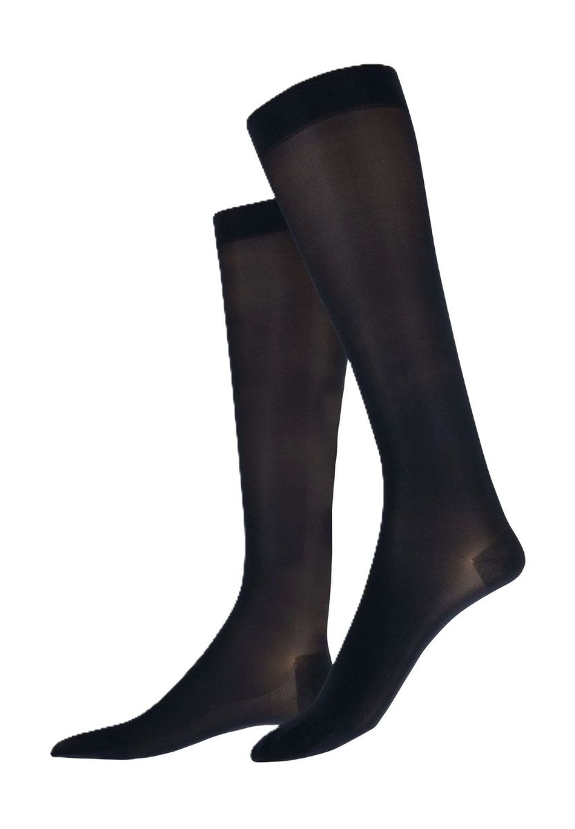 Transparente Kniestrümpfe 20 DEN