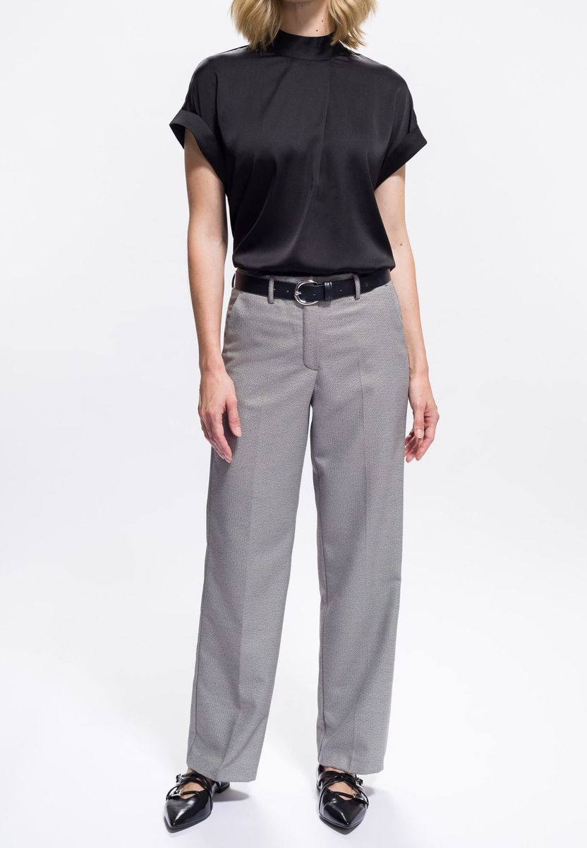 Tamaris Ledergürtel, Dornschnalle, Mehrfach-Schlaufe, für Damen, schwarz, 95