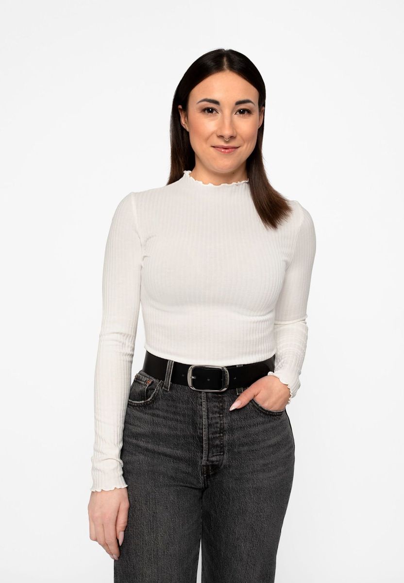 Glattleder Damengürtel mit Schnalle