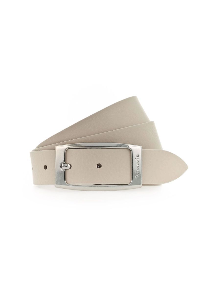 Ledergürtel mit silberner Schnalle