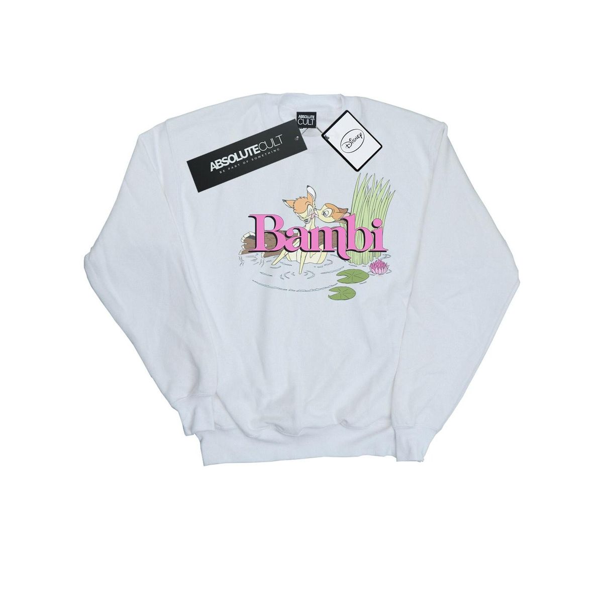 Bambi Kiss Grafik-Sweatshirt mit Rundhalsausschnitt