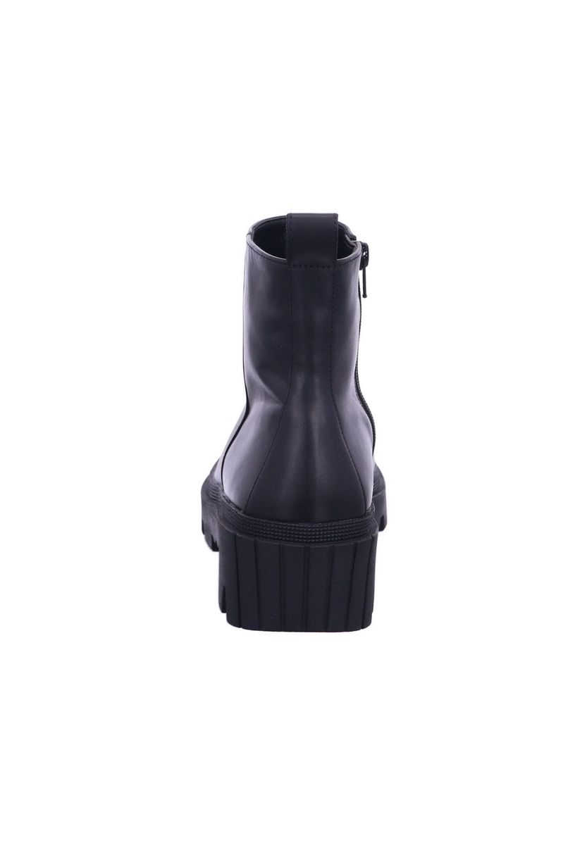 Klassische Chelsea-Stiefelette aus schwarzem Leder