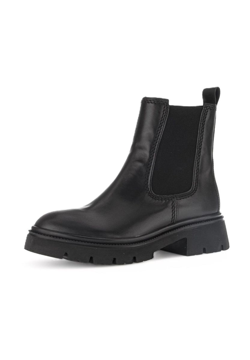 Klassische Schwarze Chelsea Boots aus Leder