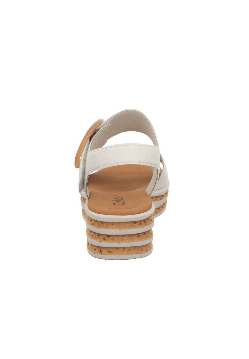 Damen Plateausandale mit Schnallendetail