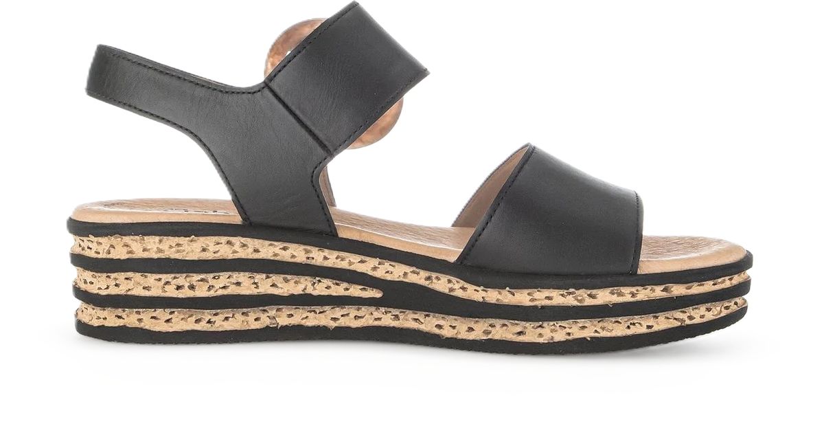Damen Keilsandalette mit Schnallendetail