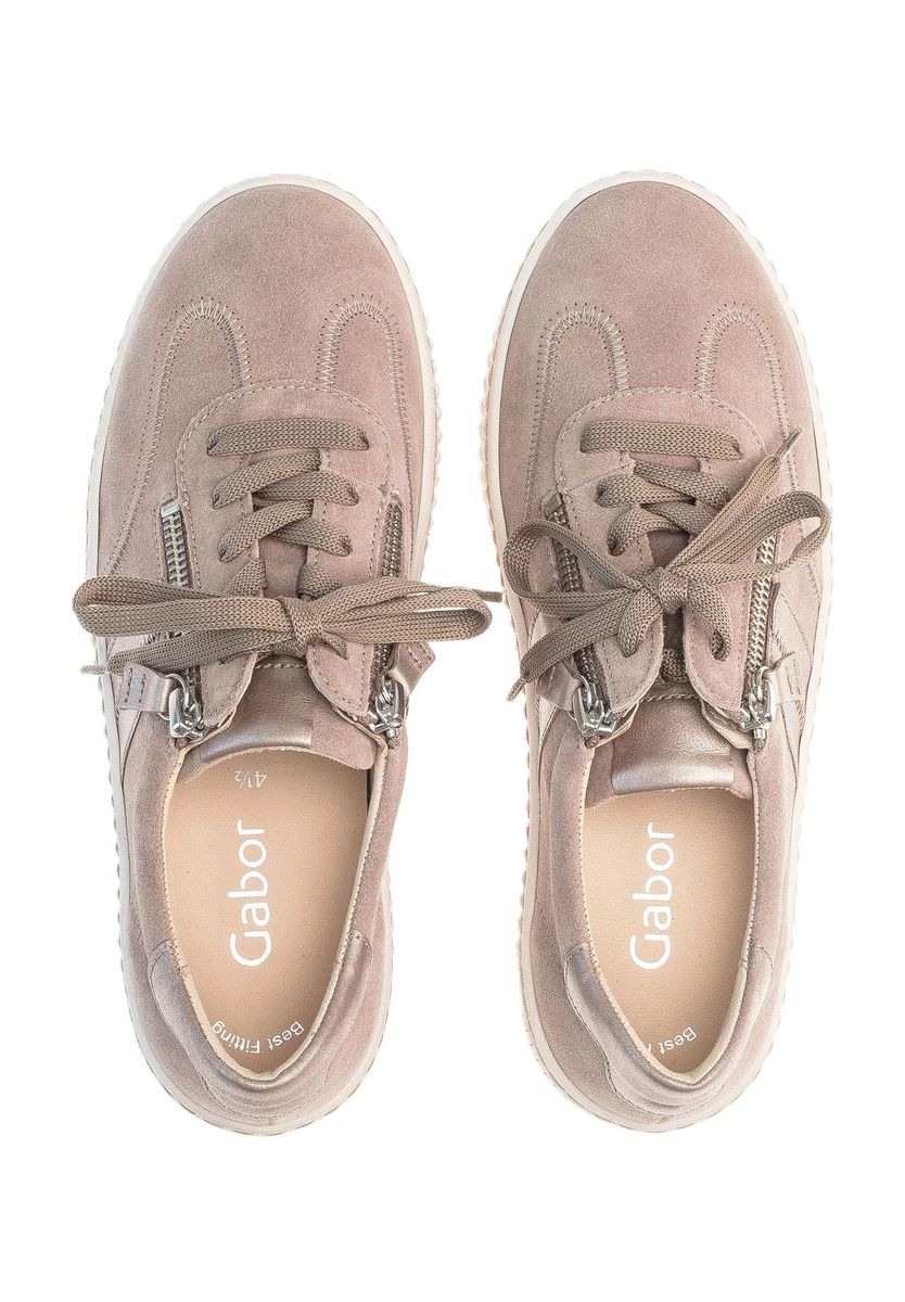 Wildleder Low-Top Mode-Sneaker