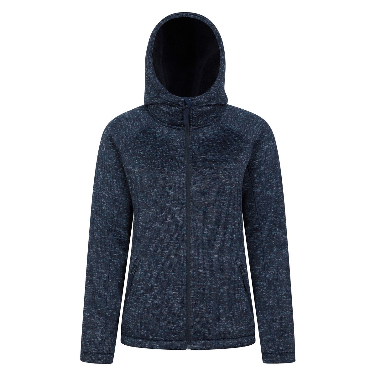 Isolierter Hoodie mit Kunstfell-Futter