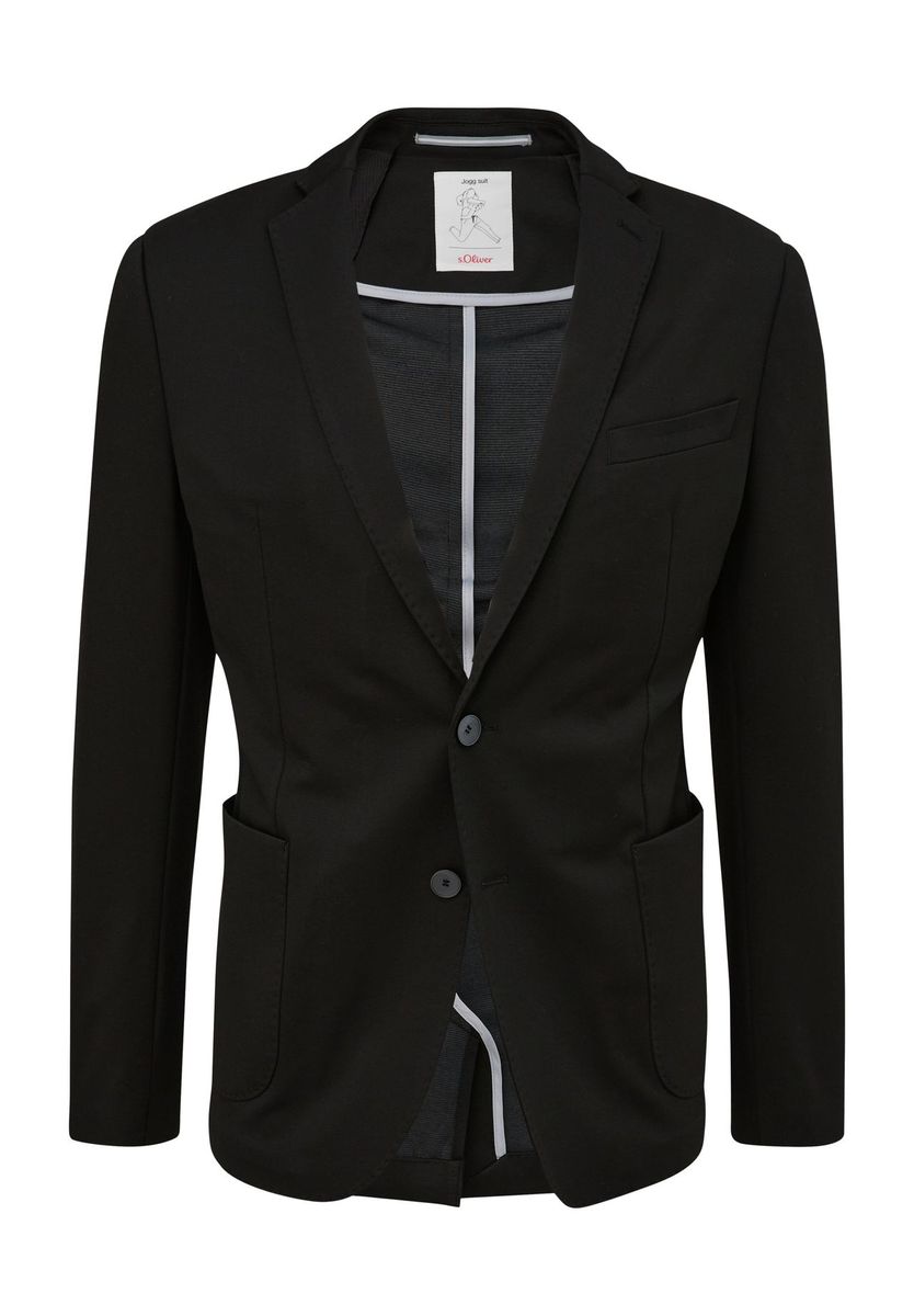 Schmal geschnittenes Sakko mit Reverskragen
