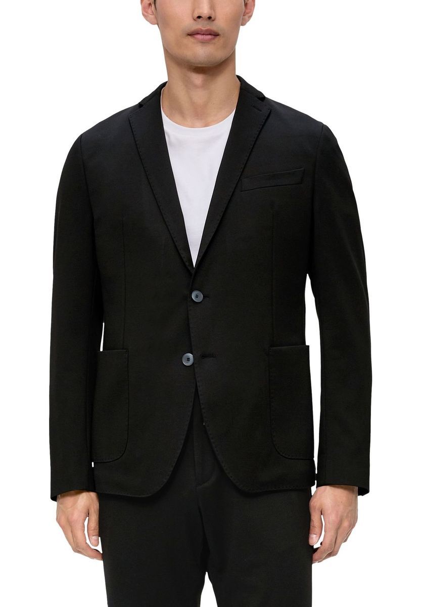 Schmal geschnittenes Sakko mit Reverskragen