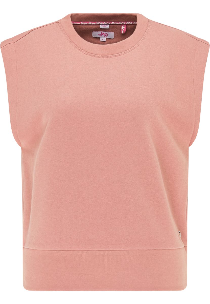 Ärmelloses Sweatshirt mit weiten Armausschnitten