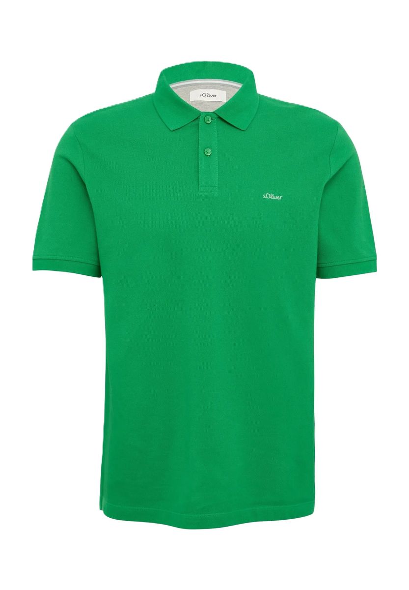 Klassisches Baumwoll-Piqué-Poloshirt