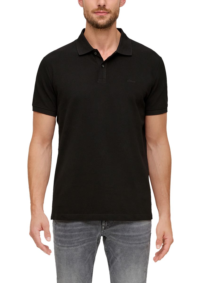 Klassisches Piqué-Poloshirt aus Baumwolle