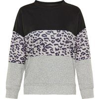 Locker geschnittenes Color-Block Sweatshirt