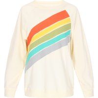 Retro-Sweatshirt mit Raglanärmeln und Streifen