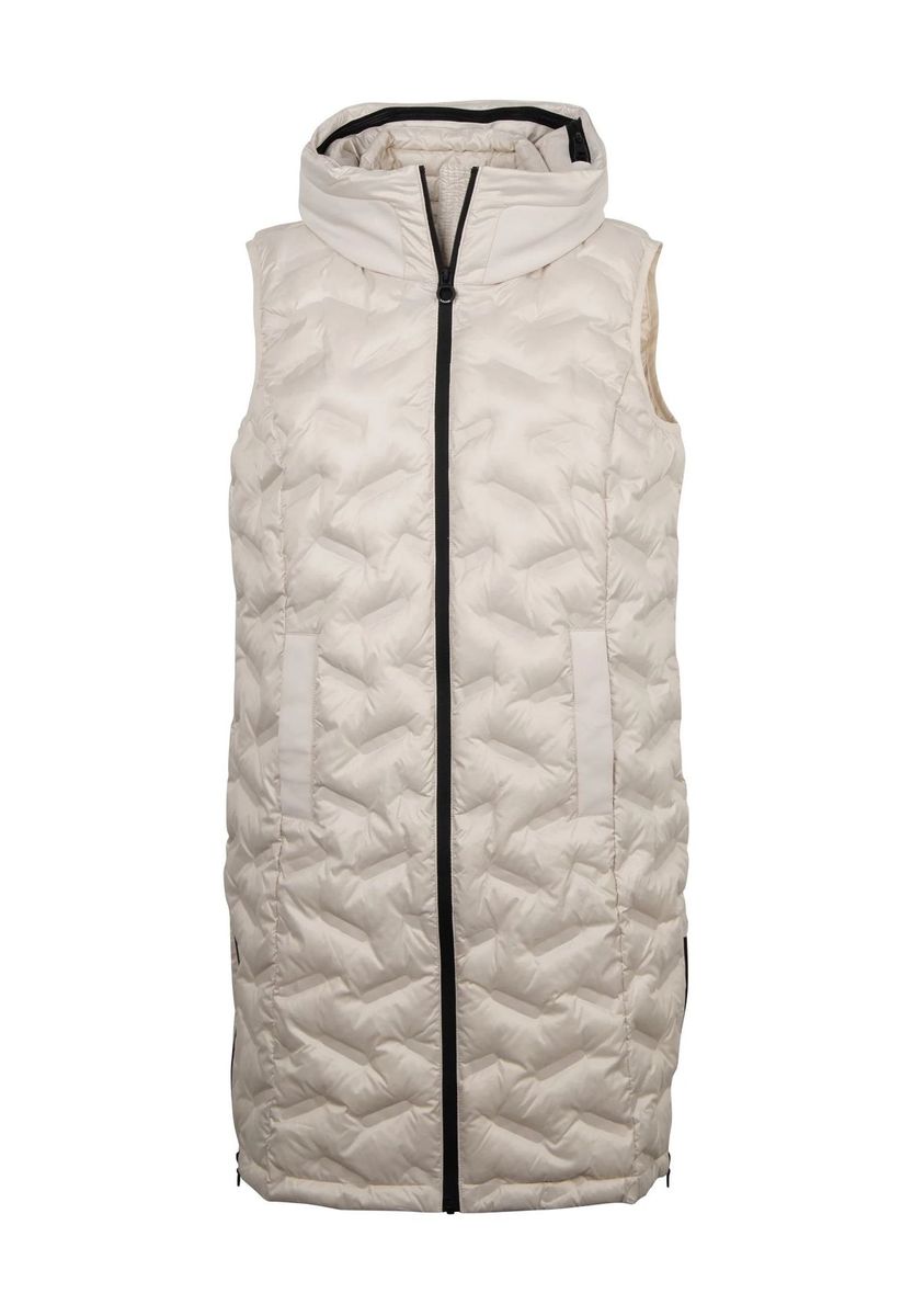 Kapuzen Weste mit längerem Schnitt