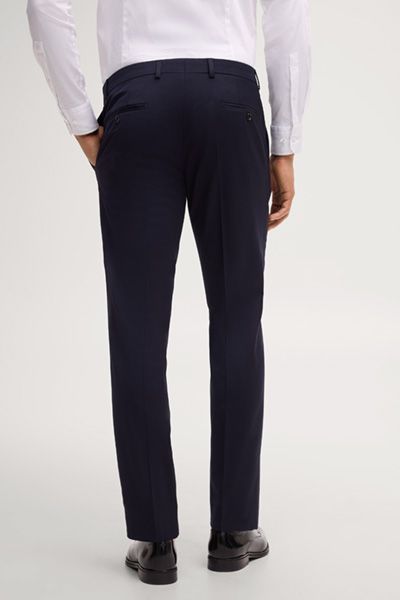 JOOP! Blayr marineblaue Anzughose Slim Fit Wool-Stretch