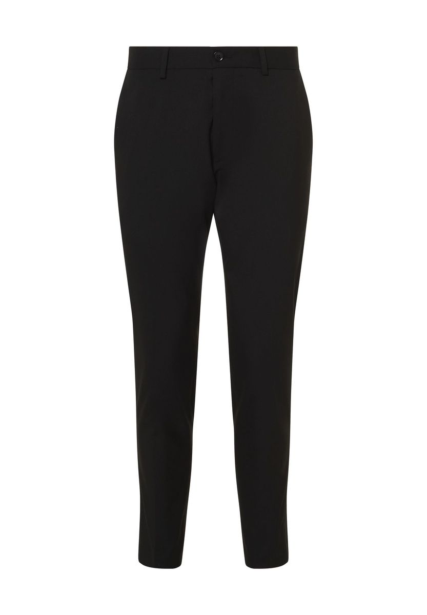 Schmal geschnittene, einfarbige Anzughose