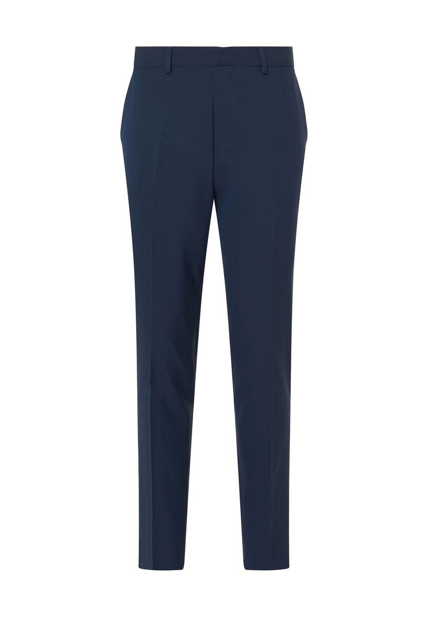 Anzughose mit schmal zulaufender Passform und Bügelfalte