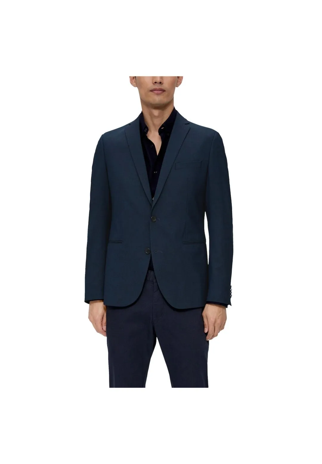 Slim Fit Zweiknopf-Blazer