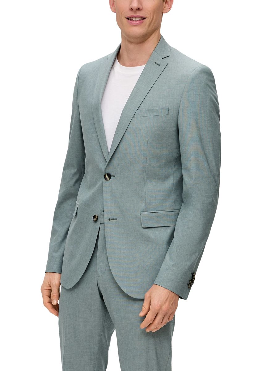 Strukturiertes Slim Fit Sakko