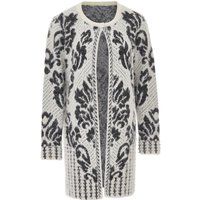 Strickjacke mit barockem Muster