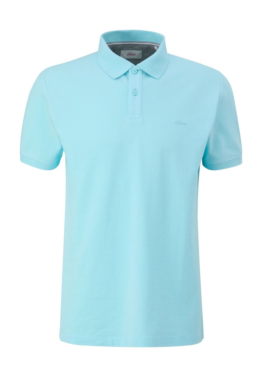 Klassisches kurzärmeliges Baumwoll-Piqué-Poloshirt