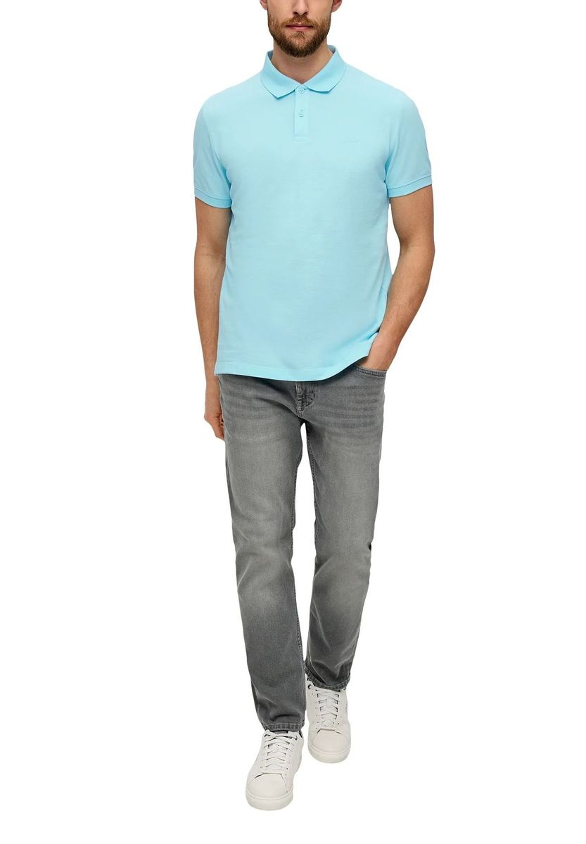 Klassisches kurzärmeliges Baumwoll-Piqué-Poloshirt