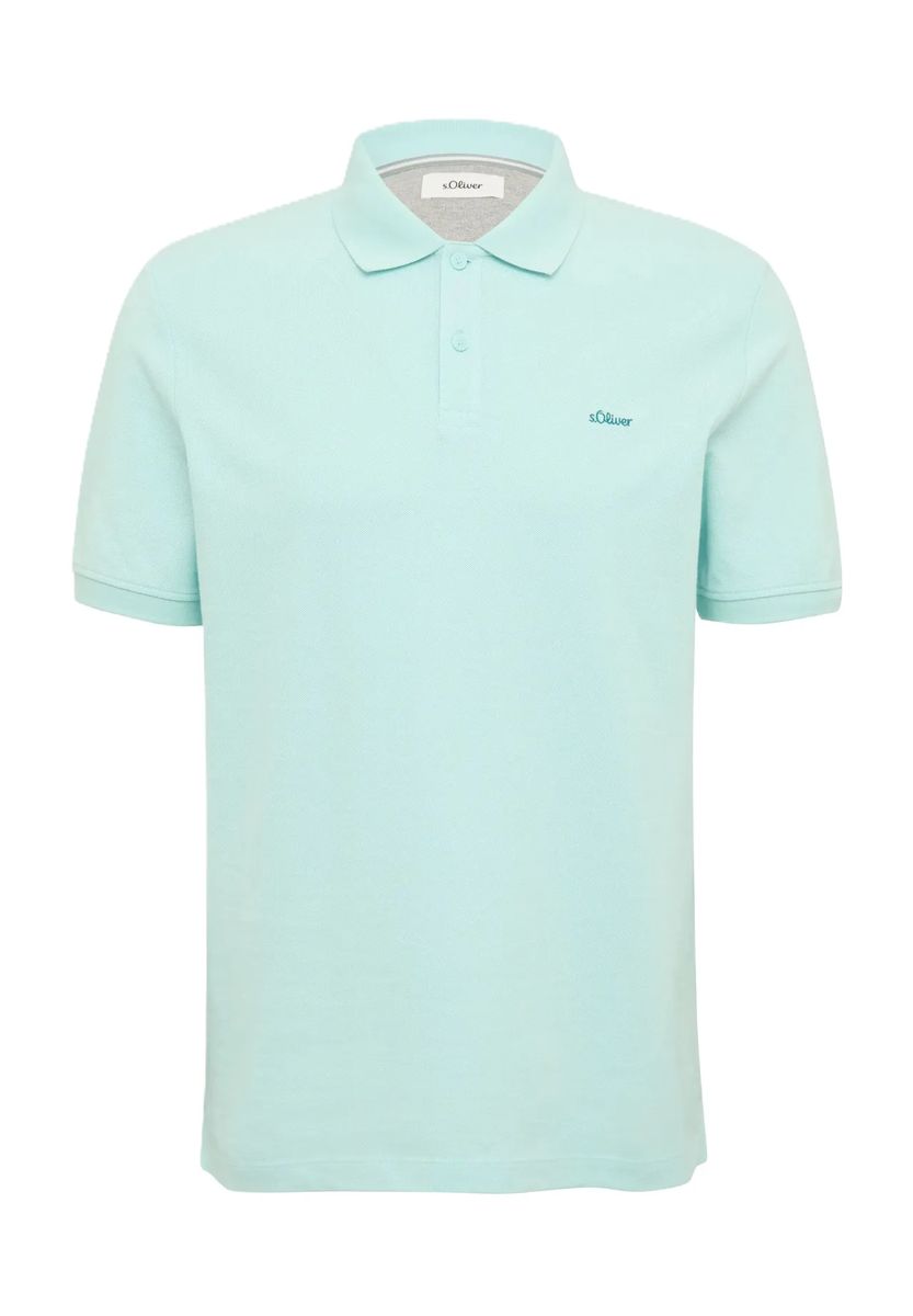 Klassisches kurzärmeliges Baumwoll-Piqué-Poloshirt