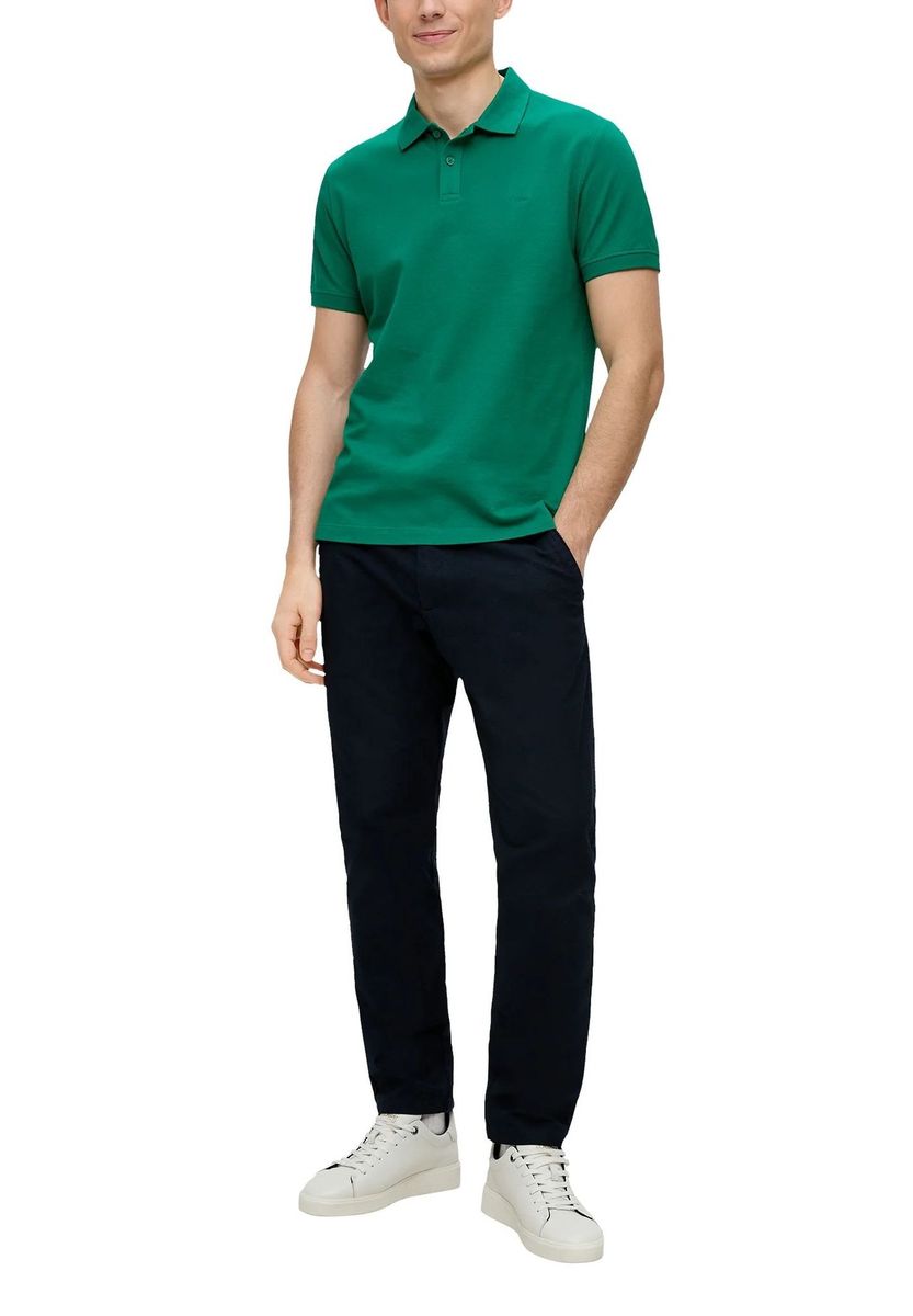 Klassisches einfarbiges Poloshirt