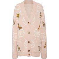 Oversize-Cardigan mit Märchen-Stickereien