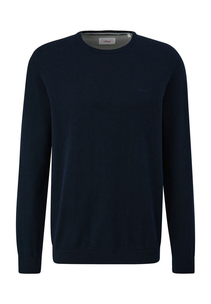 Klassischer Baumwoll-Strickpullover