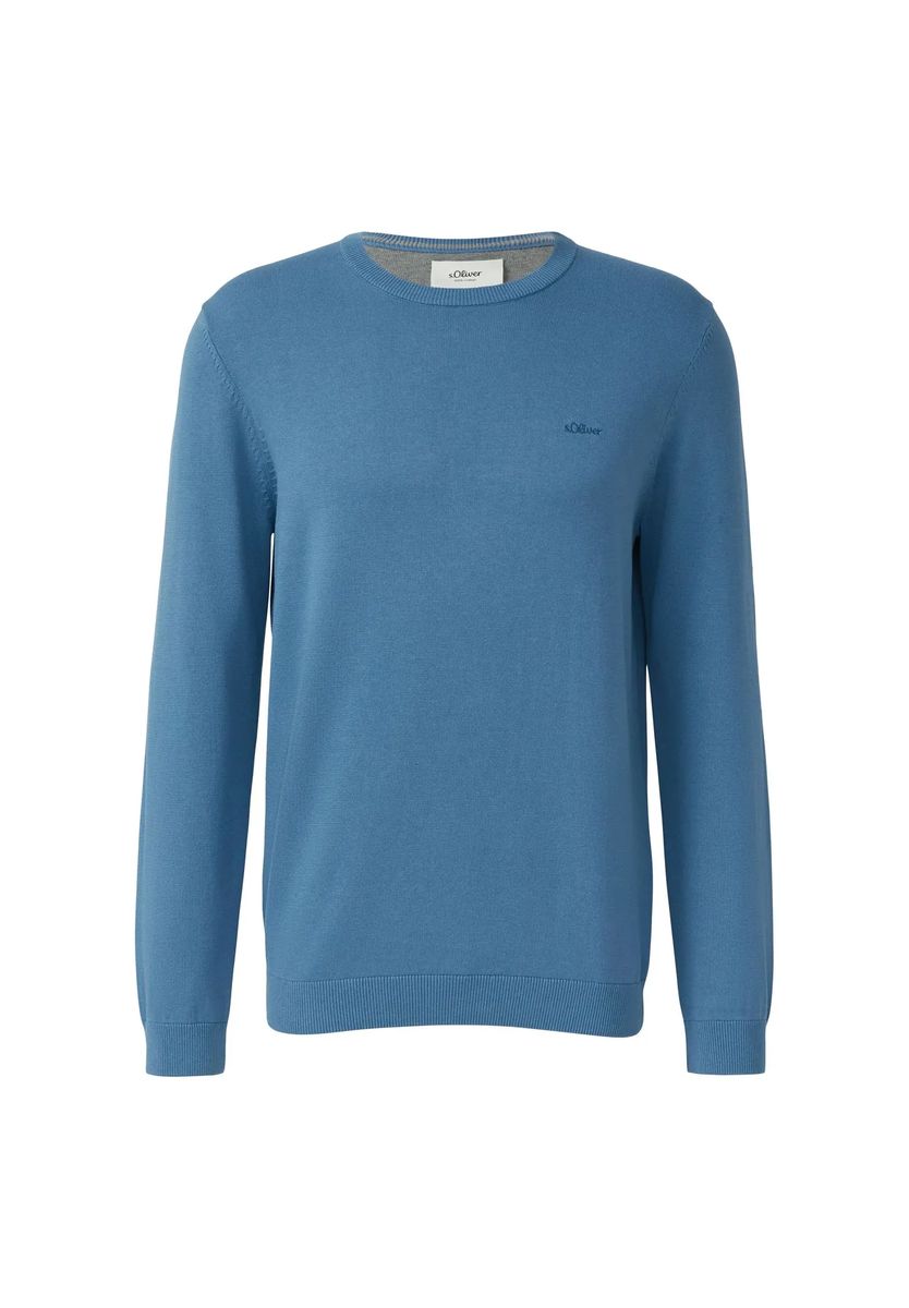 Klassischer Baumwoll-Strickpullover