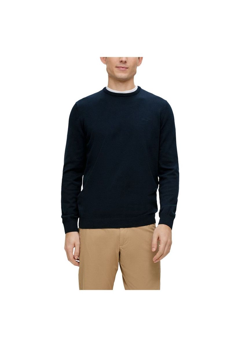 Klassischer Baumwoll-Strickpullover