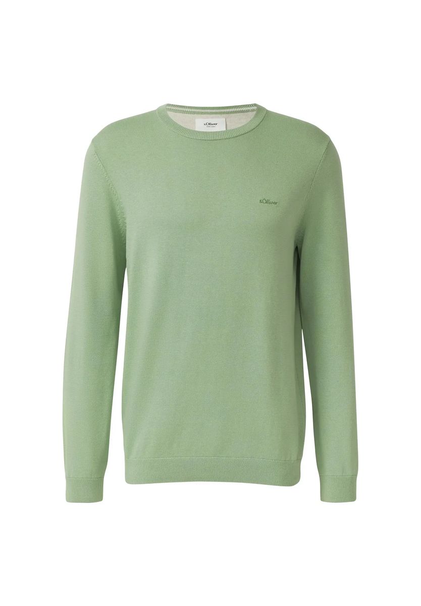 Klassischer Baumwoll-Strickpullover