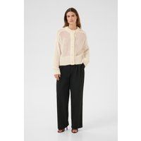 Weicher semitransparenter Mohair-Cardigan