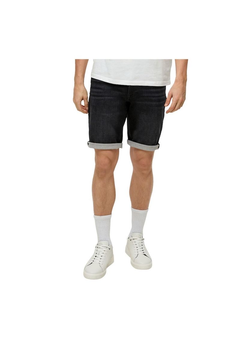 Herren Slim Fit Jeansshorts