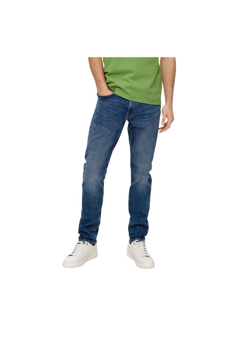 Herren klassische Five-Pocket-Jeans mit Waschung