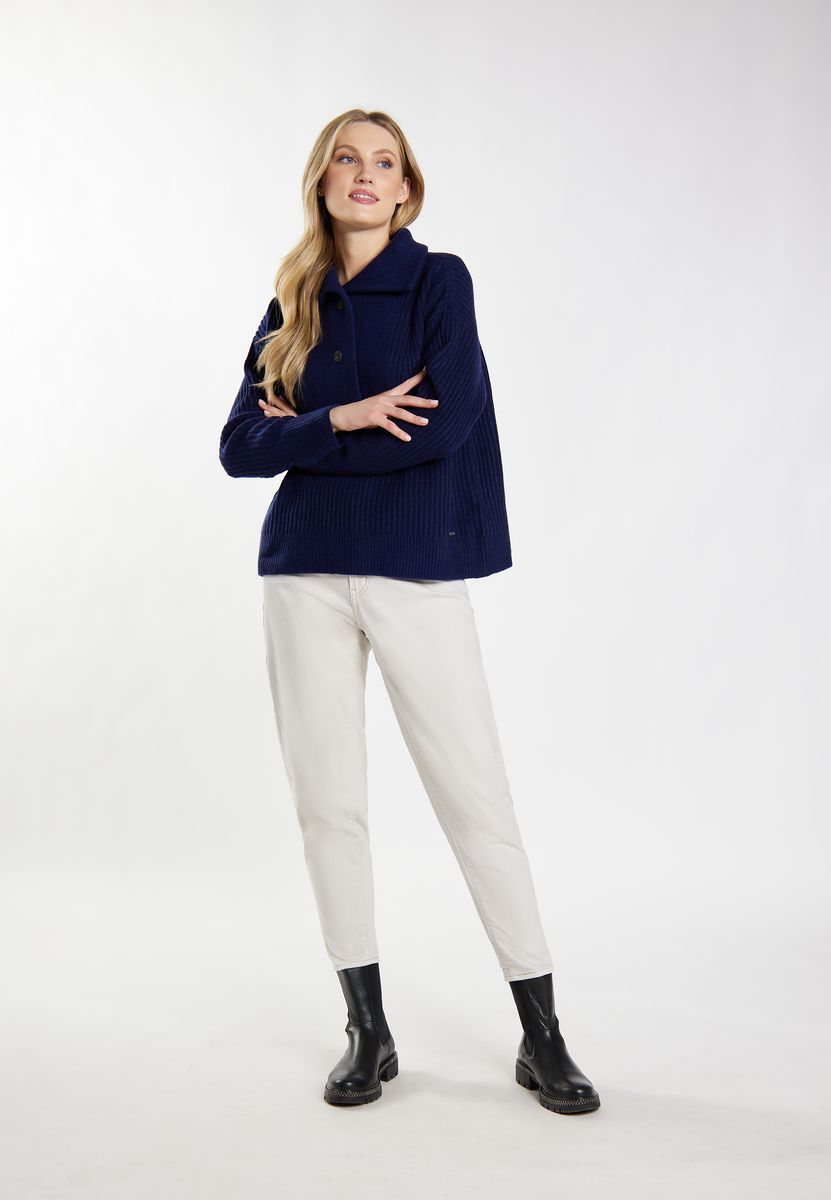 Rippstrick Troyer-Pullover