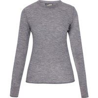 Feinstrick-Langarmshirt in Melange-Optik