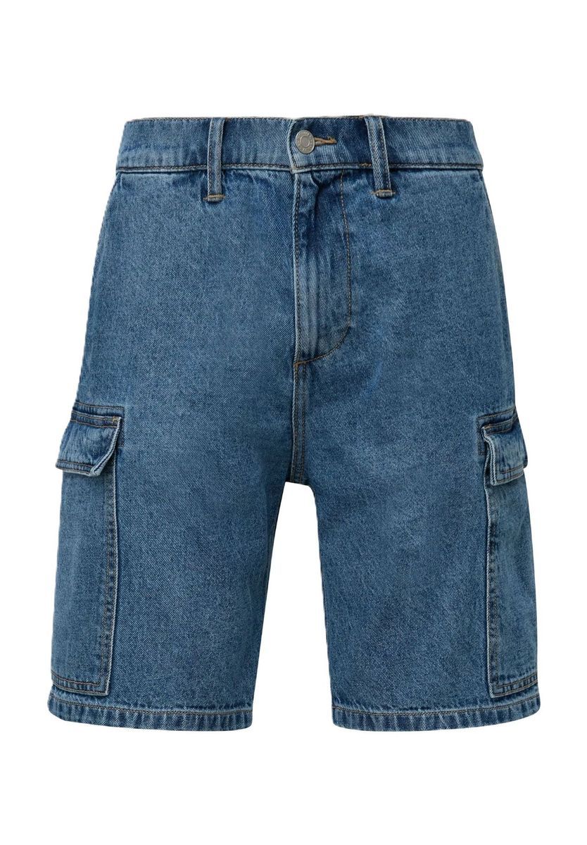 Herren Denim Cargo Shorts mit Relaxed Fit