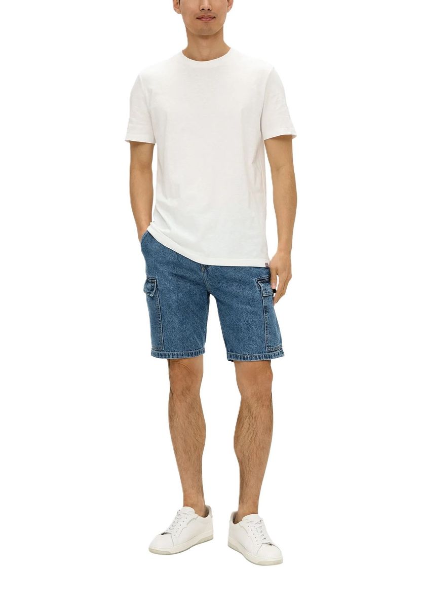 Herren Denim Cargo Shorts mit Relaxed Fit