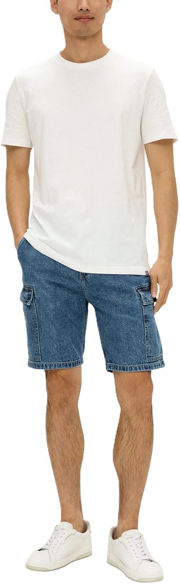 Herren Denim Cargo Shorts mit Relaxed Fit
