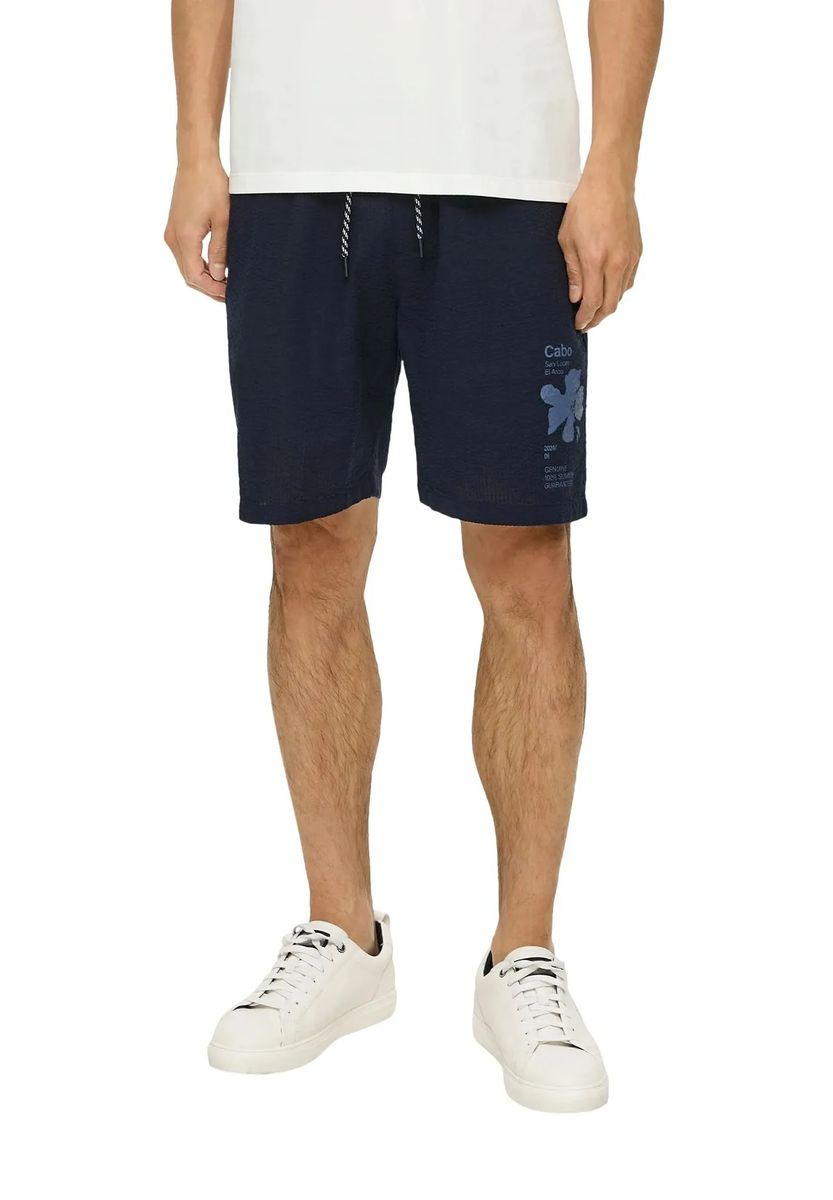 Herren Bermuda Shorts mit Streifenmuster
