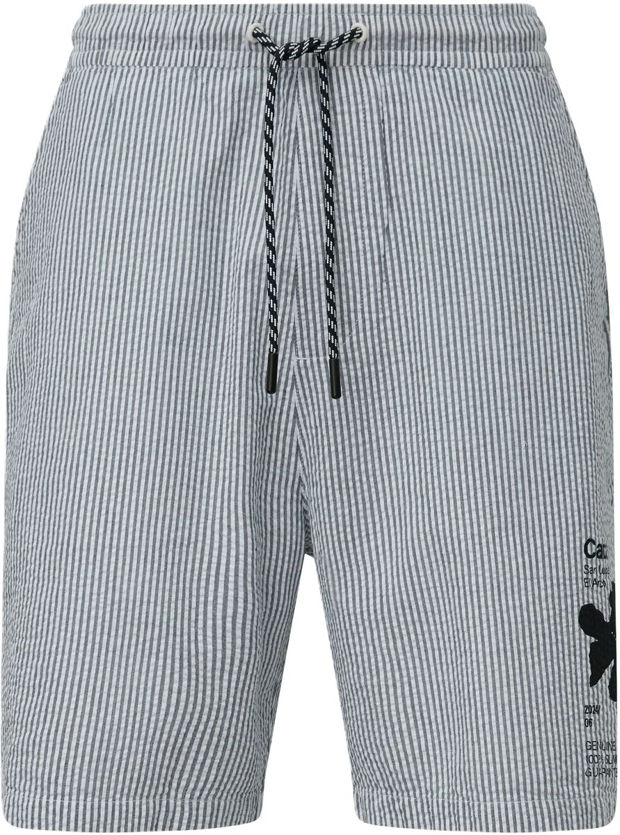 Herren Bermuda Shorts mit Streifenmuster