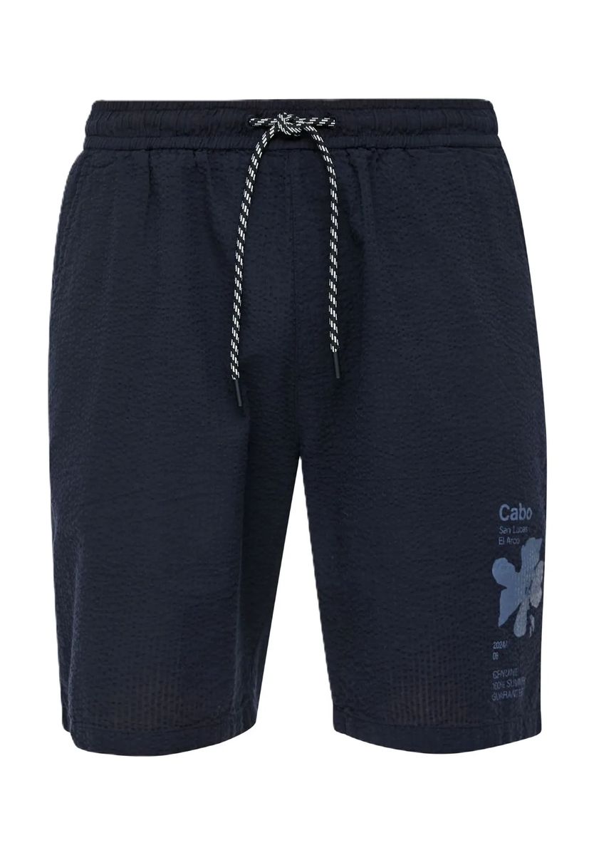 Herren Bermuda Shorts mit Streifenmuster
