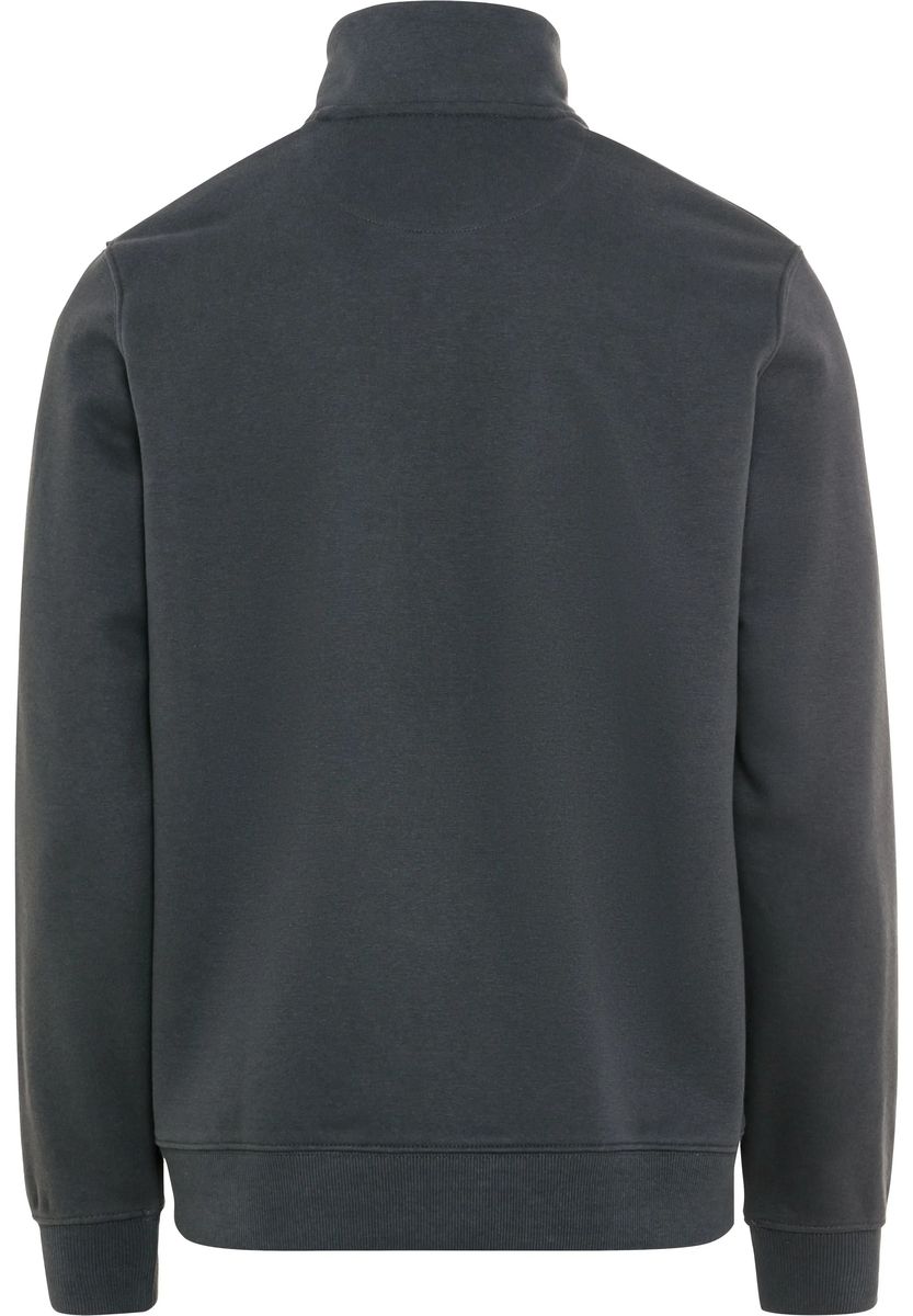 Minimalistische Sweatjacke mit Stehkragen