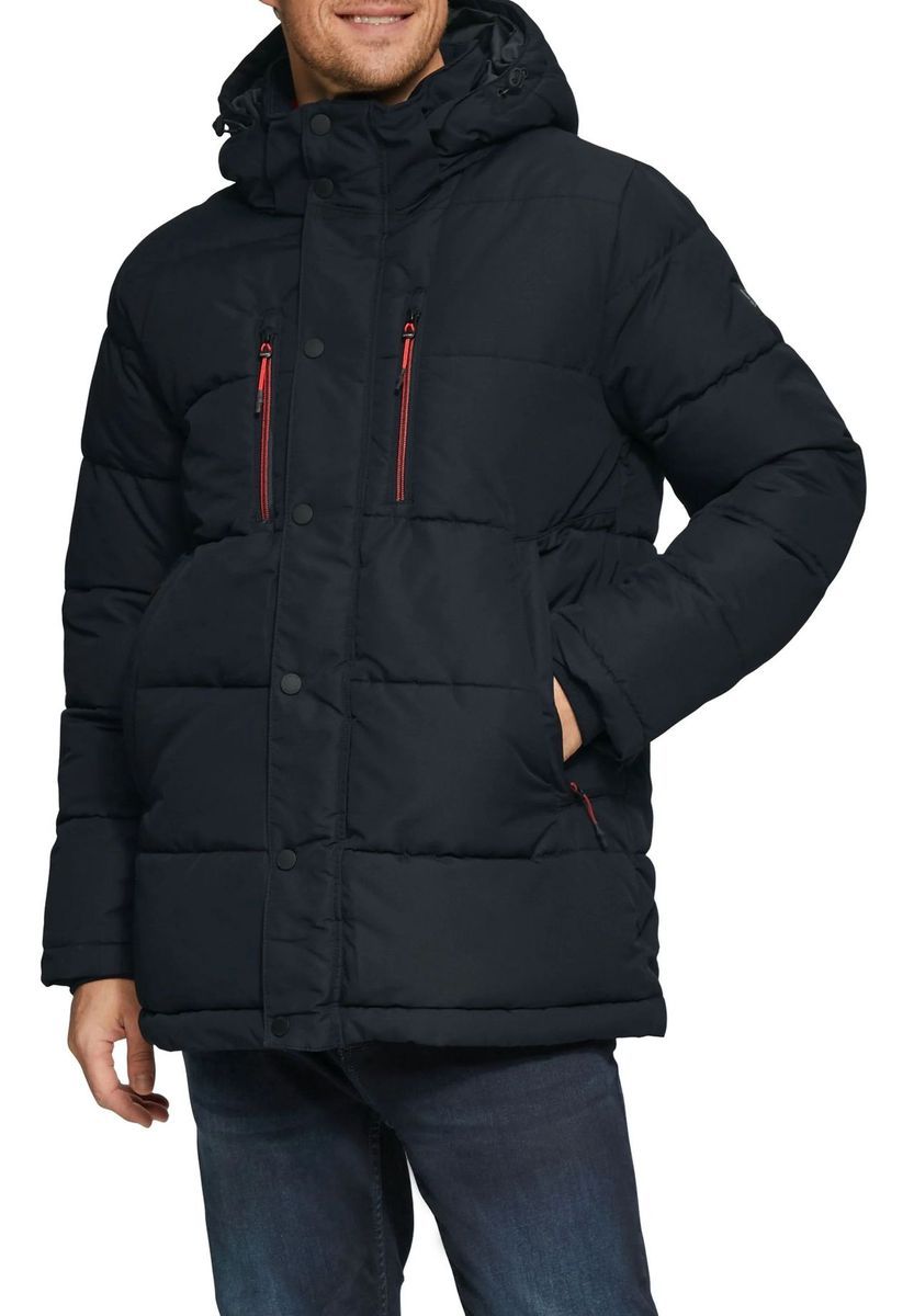 Gefütterter, isolierter Winterparka mit Kapuze